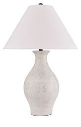 Ashbend - Ceramic Table Lamp - Antique White