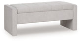 Akselman - Storage Bench - Gray