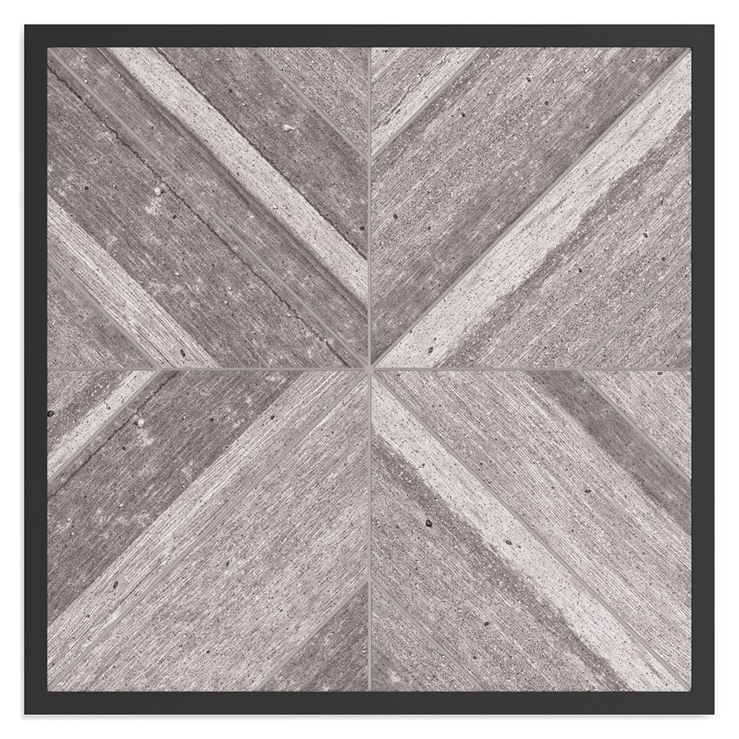 Beachcroft - Square End Table - Black / Light Gray
