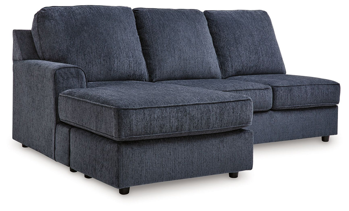 Albar Place - Laf Sofa Chaise - Cobalt