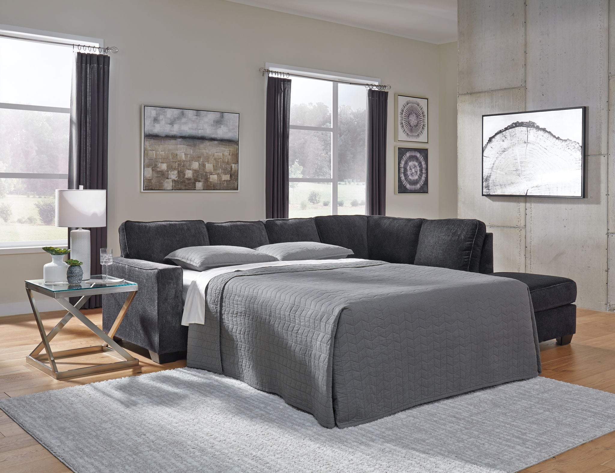 Altari - Laf Full Sofa Sleeper - Slate