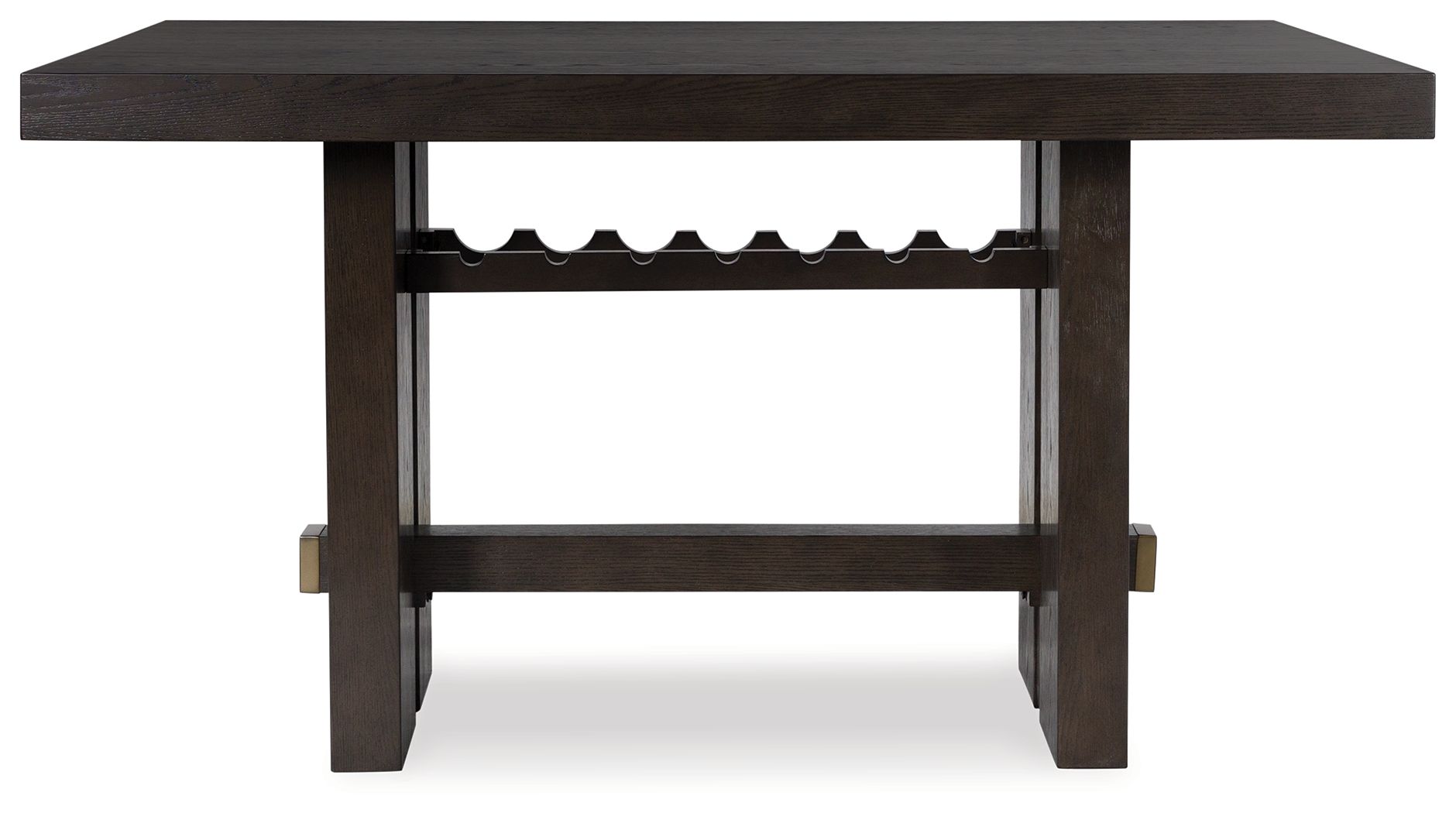 Burkhaus - Rectangular Dining Room Counter Table - Dark Brown